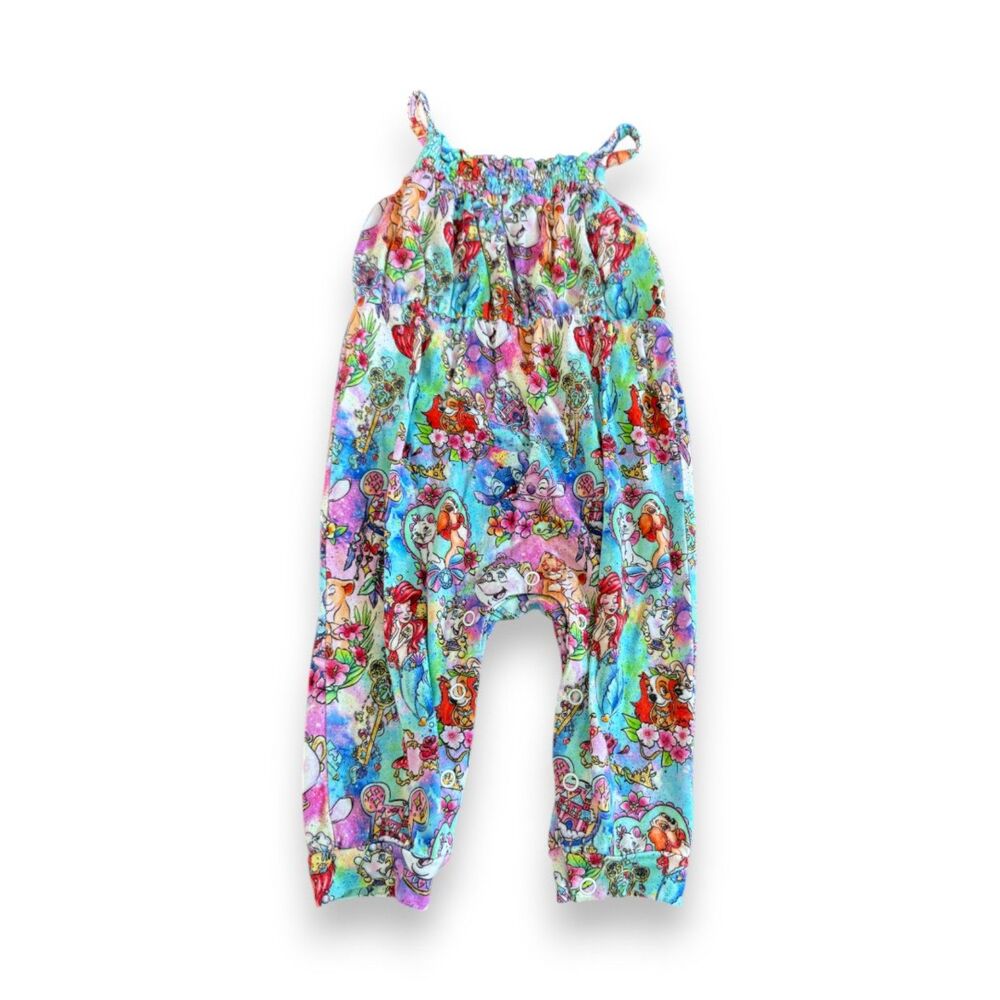 Charlie's Project Best Friends Bamboo Jumpsuit Disney Characters 3-6 Months VGUC